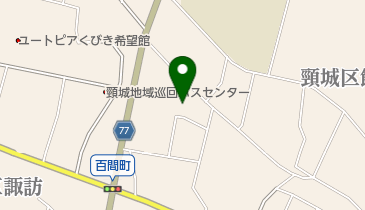 頚城区観光協会の地図画像