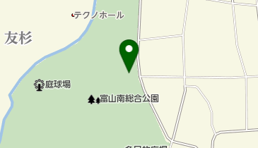 友杉公民館の地図画像