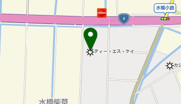 ティ・エス・ケイ株式会社の地図画像