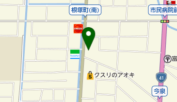 はり灸まつばらの地図画像