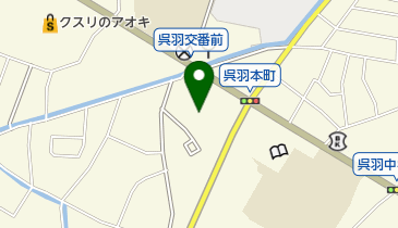 光明石温泉呉羽の湯の地図画像