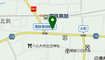 新田接骨院の地図画像