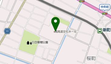 高周波文化ホール・新湊中央文化会館の地図画像