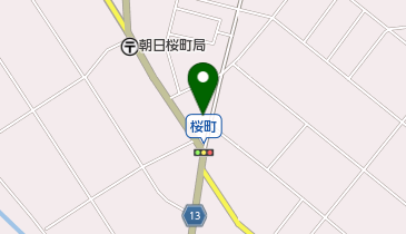 山田自転車店の地図画像