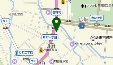 串揚げいやさか金沢せせらぎ通り店の地図画像