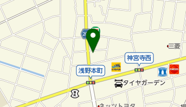 龍苑浅野本町店の地図画像