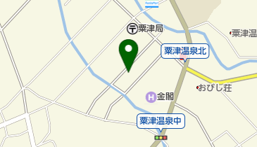 粟津マッサージの地図画像