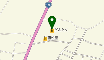 クリーニングロシかほく店の地図画像