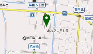 あわだ児童クラブの地図画像