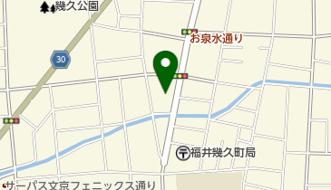 福井フラワーダンススタジオの地図画像