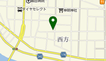スピンオフの地図画像