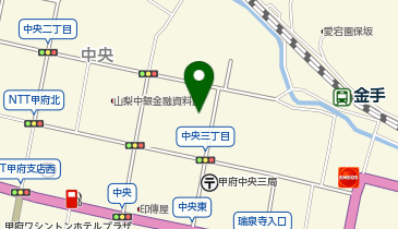 山梨YMCAの地図画像