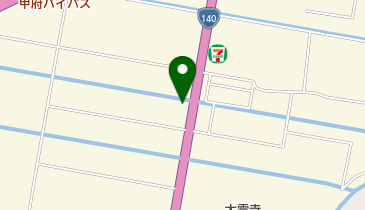 花やの前の美容室山梨本店の地図画像