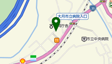 株式会社サンワライフ保険大月店の地図画像