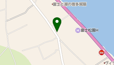 コインランドリーアクア山中湖店の地図画像