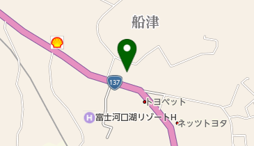 カーズFP河口湖店の地図画像