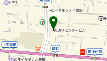 大通りセンタービルの地図画像