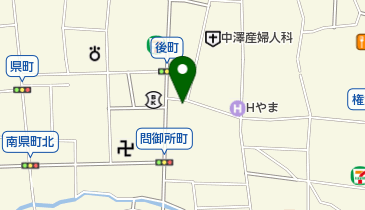 やま出前部の地図画像