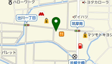 メガネのナガタ 松本庄内店の地図画像