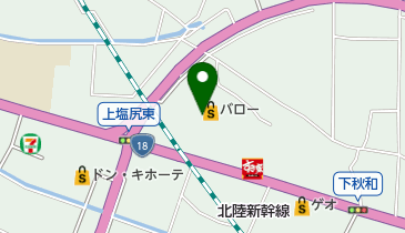 クリーニングよねくら バロー秋和店の地図画像