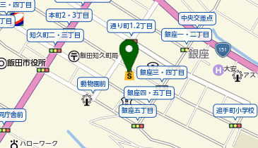 飯田市 役所 健康福祉部 長寿支援課の地図画像