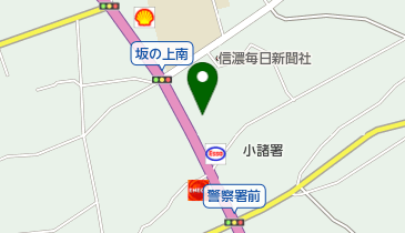 上田高砂殿小諸営業所の地図画像