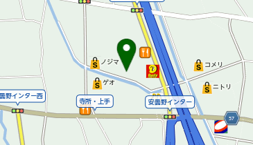 モンベルあづみの店の地図画像