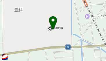 豊科フイルム株式会社豊科工場の地図画像