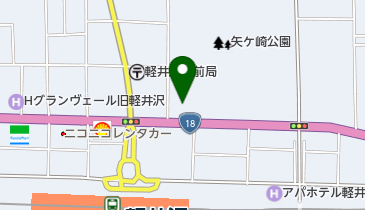 新軽井沢会館の地図画像