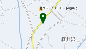 凸凹堂軽井沢の地図画像