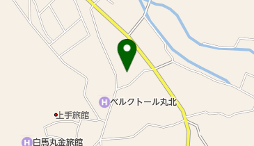 白馬ホテル扇屋の地図画像