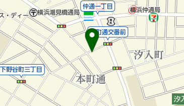 潮田メリヤス店の地図画像