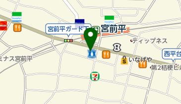 a-グランツ(granz)宮前平店の地図画像