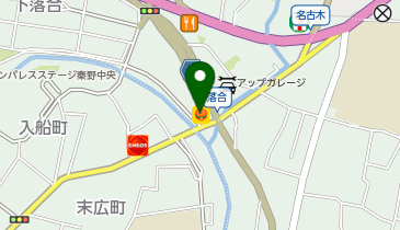 ピザハット秦野落合店の地図画像