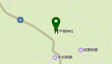 そば処奥社の茶屋の地図画像