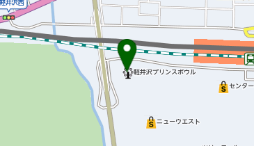ノーティアム軽井沢SCプラザの地図画像