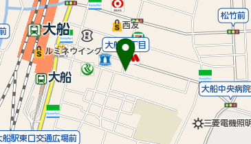 ロビンフット大船店の地図画像