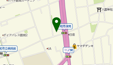 建デポ大和店の地図画像