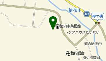 胎内市美術館の地図画像