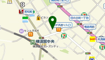 ブランド横須賀の地図画像