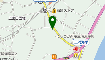 名倉堂三浦海岸整骨院の地図画像