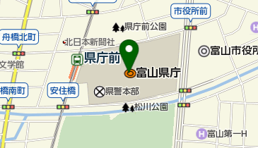 とやま観光推進機構(公益社団法人)の地図画像