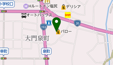 クリーニング館昭和 バロー塩尻店の地図画像