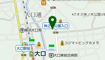 福のから大口店の地図画像