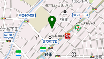日産自動車販売株式会社神奈川支店の地図画像