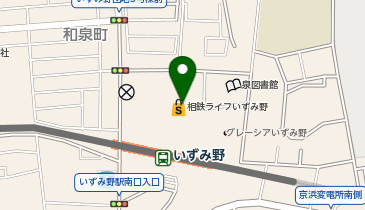 プラザグレースいずみ野店の地図画像