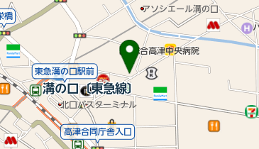 健康堂整骨院溝の口本院の地図画像
