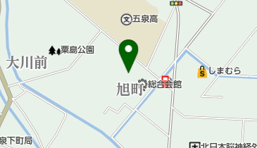 五泉市 公民館の地図画像