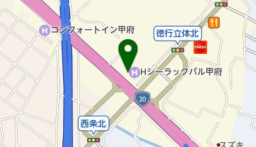 ビーエム甲府の地図画像