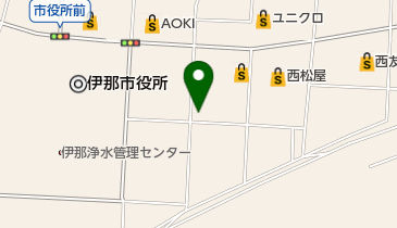 雪の下の地図画像